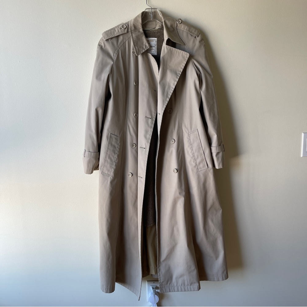 London Fog Trench Coat 2-1, Women Size 12